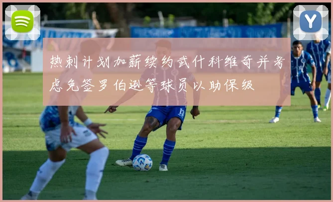 热刺计划加薪续约武什科维奇并考虑免签罗伯逊等球员以助保级